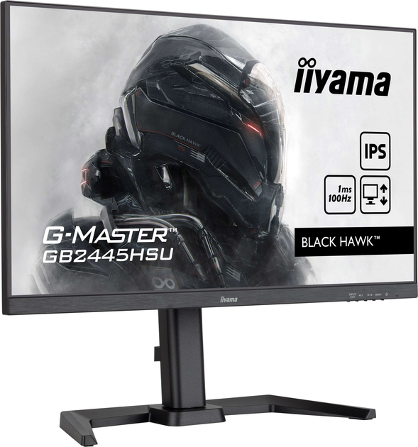 Monitor 23.8" iiyama G-Master Black Hawk GB2445HSU-B2 - obraz 3