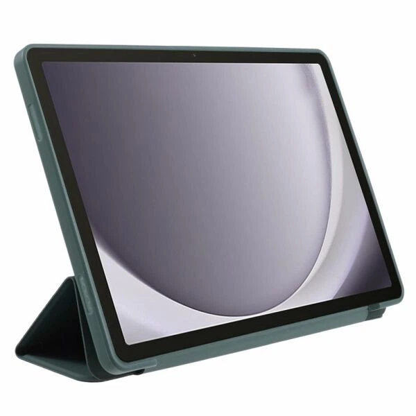 Захисний чохол Deexe Smart Case для Samsung Galaxy Tab A9 (X110/115) - Dark Green - зображення 6