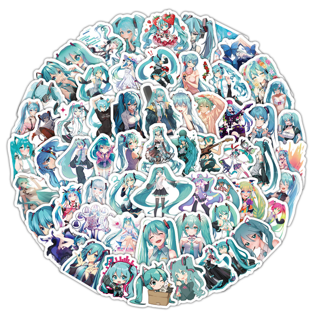 Стикерпак Хацуне Мику Набор наклеек GeekLand Hatsune Miku 100 штук 2429303441 - Фото 1 Стикерпак Хацуне Мику Набор наклеек GeekLand Hatsune Miku 100 штук 2429303441 - изображение 1