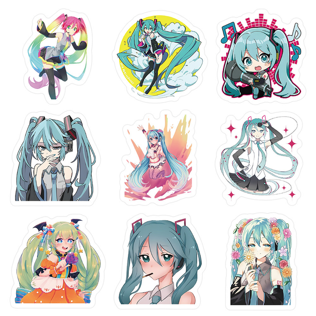 Стикерпак Хацуне Мику Набор наклеек GeekLand Hatsune Miku 100 штук 2429303441 - Фото 4 Стикерпак Хацуне Мику Набор наклеек GeekLand Hatsune Miku 100 штук 2429303441 - изображение 4