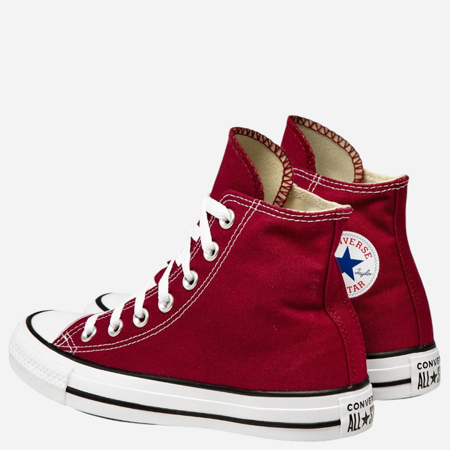 Жіночі кеди високі Converse Chuck Taylor All Star M9613C 36 (3.5US) Бордові (886952781910) - зображення 4
