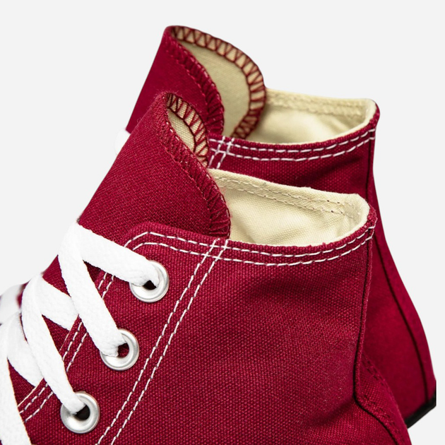 Жіночі кеди високі Converse Chuck Taylor All Star Seasonal M9613C 39.5 (6.5US) Бордові (886952781972) - зображення 5