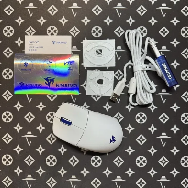 Игровая беспроводная мышь Ninjutso Sora V2 (39g) (Omron) Белая - Фото 4 Игровая беспроводная мышь Ninjutso Sora V2 (39g) (Omron) Белая - изображение 4