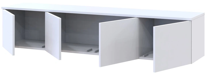 Тумба Doros ТВ Левия 4Д 160х35х33 см Белая (41516091) - изображение 5