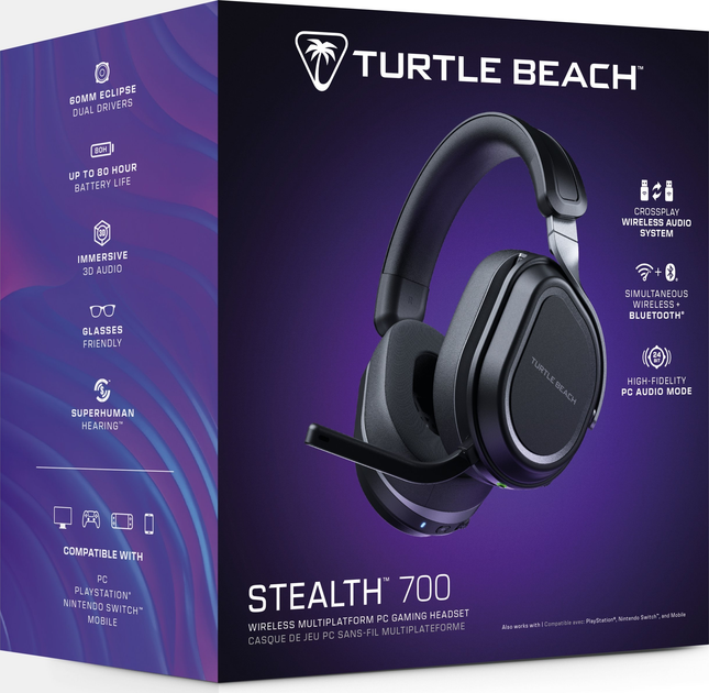 Słuchawki Turtle Beach Stealth 700 Gen3 PC Black (0731855051021) - obraz 10