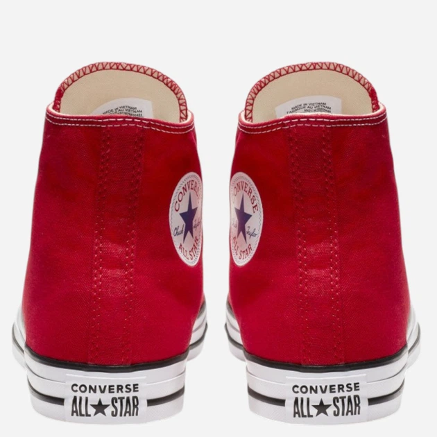 Жіночі кеди високі Converse Chuck Taylor All Star M9621C 39.5 (6.5US) Червоні (886952782146) - зображення 4