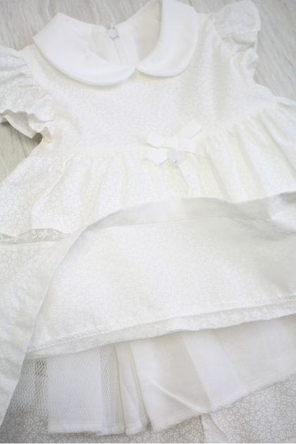 Сукня MYMIO baby 74 см Білий (8684496112434) - Фото 4 Сукня MYMIO baby 74 см Білий (8684496112434) - зображення 4