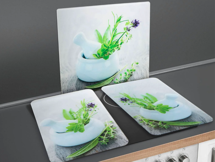 Płyty ochronne  na kuchenkę Wenko Herb Garden 2 szt 52 x 30 cm (4008838107539) - obraz 12