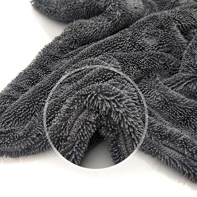 Микрофибра (Авто-полотенце) ColorWay автомобильная универсальная Extra Dry 1200gsm 50х60см cерая (CW-5612) - изображение 9