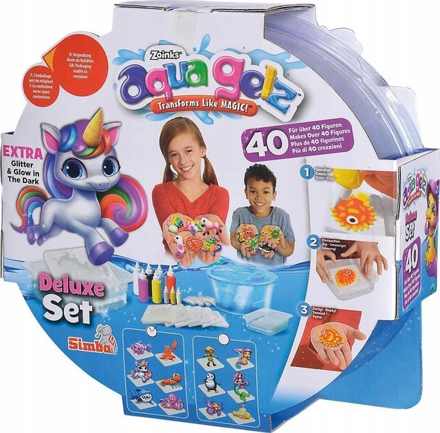 Набір для дитячої творчості Simba Aqua Gelz Deluxe Set 6322563 (4006592082420) - зображення 1