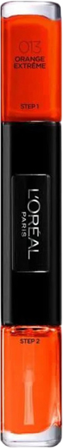 Лак для нігтів L'Oreal Paris Infallible 2 в 1 013 Orange Extreme 2 x 5 мл (30110373) - зображення 1