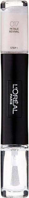 Лак для нігтів L'Oreal Paris Infallible 2 в 1 017 Petale Revival 2 x 5 мл (30110410) - зображення 1