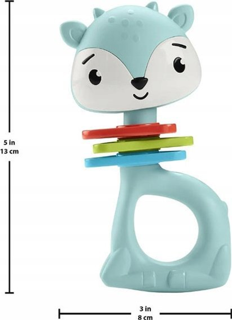 Grzechotka Fisher-Price Klekoczšcy Jelonek HJW11/HKD68 (194735101511) - obraz 4