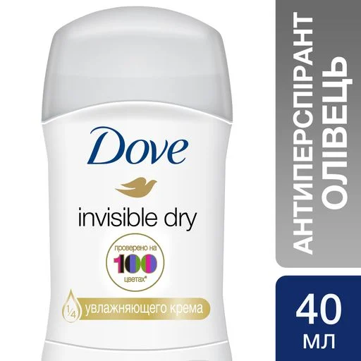 Дезодорант Dove стик Invisible Dry 40 мл антиперспирант - Фото 6 Дезодорант Dove стик Invisible Dry 40 мл антиперспирант - изображение 6