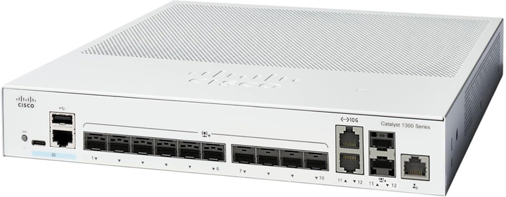 Комутатор Cisco Catalyst 1300 (C1300-12XS) - зображення 1