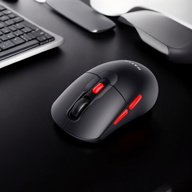 Беспроводная мышь двухрежимная HAVIT HV-MS59WB Black (2.4GHz + BT5.0) - изображение 6