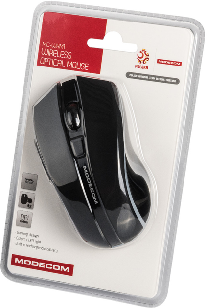 Миша Modecom MC-WRM1 Wireless Black (M-MC-WRM1-100) - зображення 5