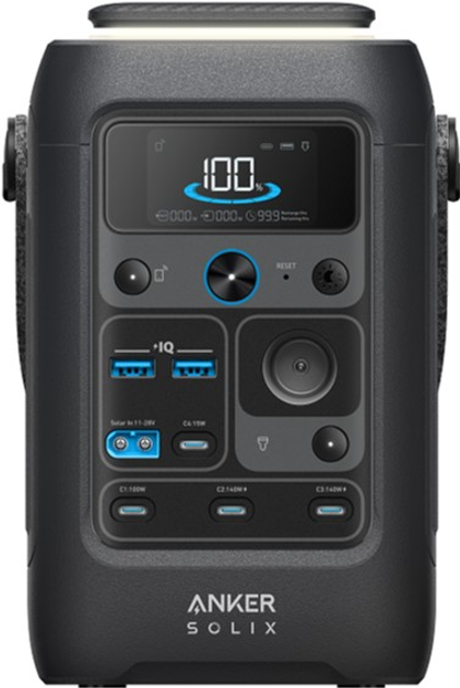 Stacja ładująca Anker Solix C300XDC / 300 W / 288 W⋅h / LiFePO4 (A1728311) - obraz 4
