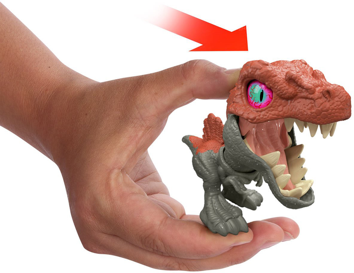  Figurka Mattel Jurassic World Mighty Little Biters Spinosaurus (194735293506) - obraz 4