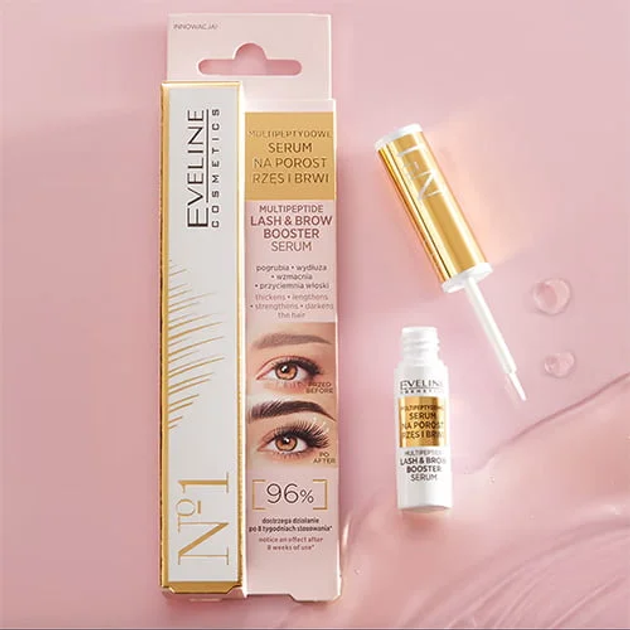 Serum Eveline Cosmetics multipeptydowe na porost rzęs i brwi 4 ml (5903416061090) - obraz 4