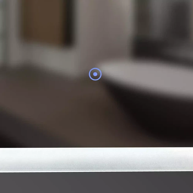 Зеркало Devit Acqua 5255670 50 см с LED-подсветкой и сенсорным выключателем - изображение 4