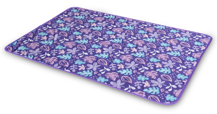 Многоразовая пеленка для собак Pelushka Florals, без противоскользящего покрытия, 70х90 см - Фото 3 Многоразовая пеленка для собак Pelushka Florals, без противоскользящего покрытия, 70х90 см - изображение 3