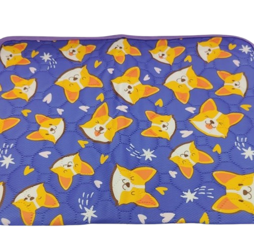 Многоразовая пеленка для детей Pelushka Cute Corgi, без противоскользящего покрытия, 40х60 см - изображение 4