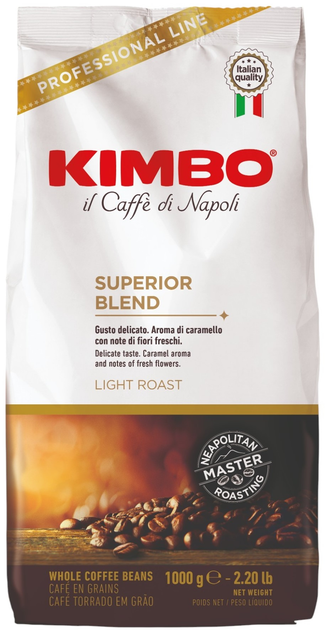 Кава в зернах Kimbo Superior Blend 1 кг (8002200140021) - зображення 1