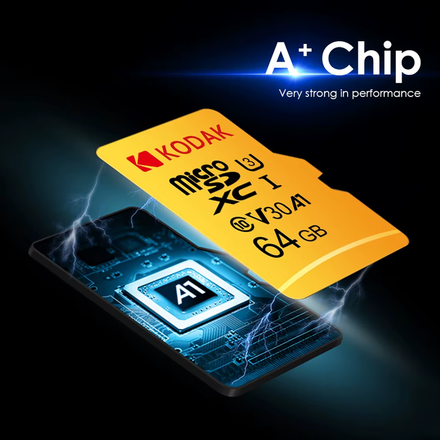 Карта памяти MicroSDXC Kodak U3 A1 Class 10 128Gb - изображение 2