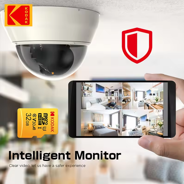 Карта памяти MicroSDHC Kodak U3 A1 Class 10 32Gb - изображение 5