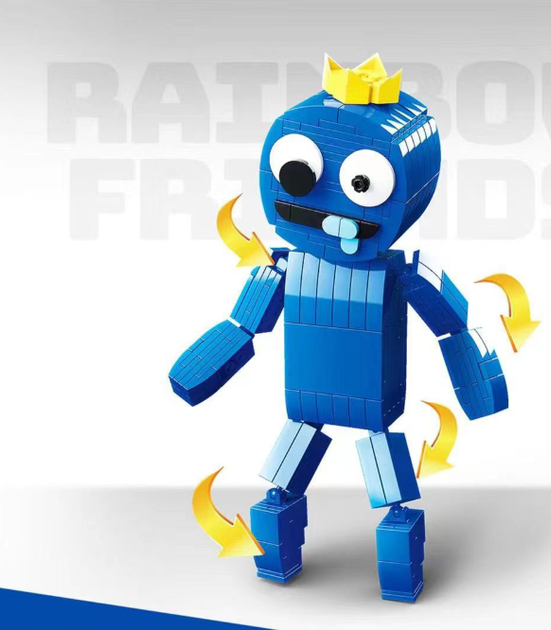 Детский конструктор Радужные Друзья большой герой фигурки Rainbow Friends для детей от 3 лет пластиковые 330 ш - изображение 2