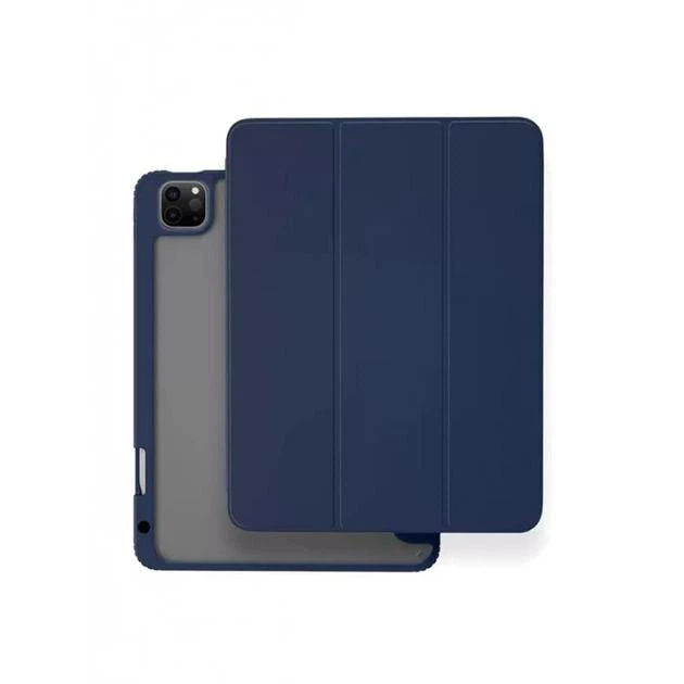 Чохол книжка Blueo Ape Case with Leather Sheath для Apple iPad 10.2'' 2019 2020 2021 Navy Blue - зображення 2