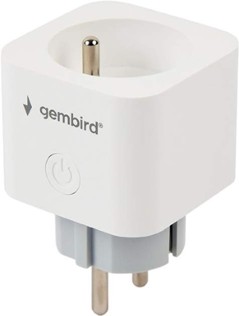 Inteligentne gniazdo Gembird Smart Power Socket with Power Metering French socket (TSL-PS-F1M-01-W) - obraz 1