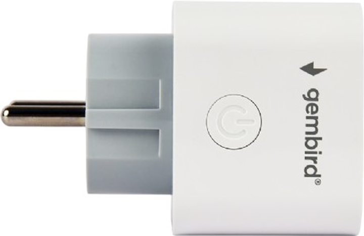 Розумна Wi-Fi розетка Gembird Smart Power Socket with Power Metering French socket (TSL-PS-F1M-01-W) - зображення 3