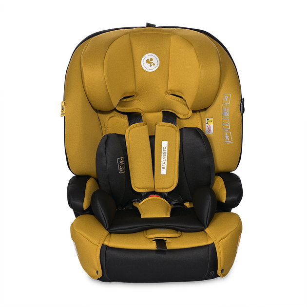 Автокресло детское Lorelli Benevento Isofix 9-36 kg Lemon Curry - изображение 2
