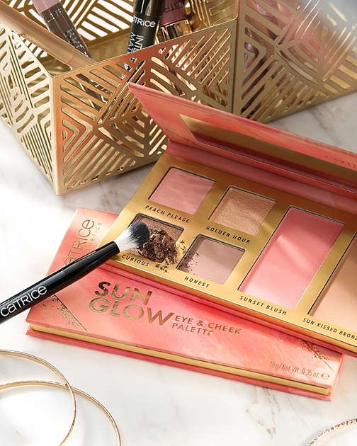 Paleta do makijażu Catrice Cosmetics Sun Glow Eye & Cheek 10 g (4059729393562) - obraz 7