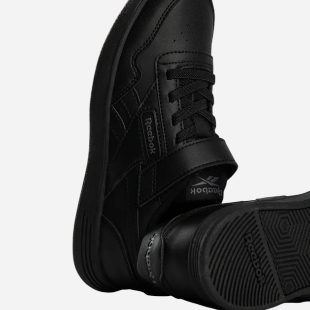 Buty sportowe chłopięce na rzepy Reebok Court Advance Elastic & Top Strap 100222425 28 (11.5US) Czarne (1200161503528) - obraz 3