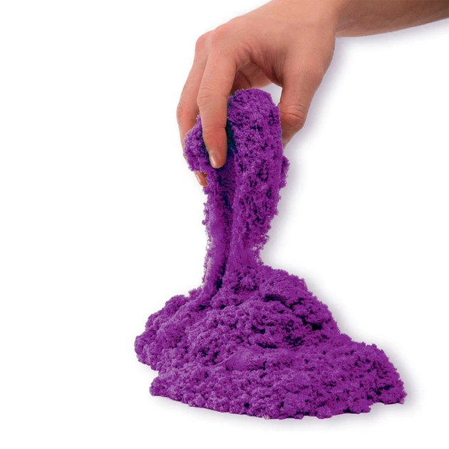 Пісок для дитячої творчості - KINETIC SAND COLOUR (фіолетовий, 907 g) - Фото 3 Пісок для дитячої творчості - KINETIC SAND COLOUR (фіолетовий, 907 g) - зображення 3