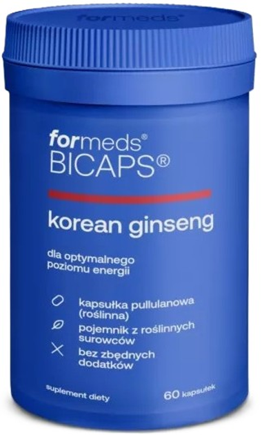Suplement diety Formeds Bicaps Korean Ginseng 60 kapsułek (5903148620152) - obraz 1