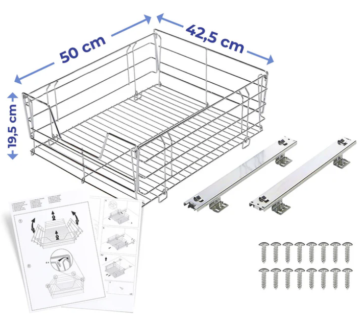 Organizer do przechowywania Maximex 50 x 23 x 50 cm (4008838165911) - obraz 5