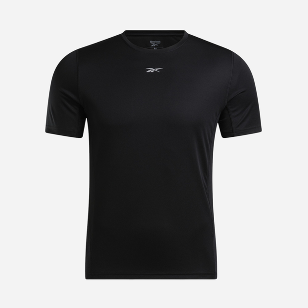 Футболка спортивна чоловіча Reebok Running Ss Speedwick Tee 100070571 L Чорна (4066761025351) - зображення 5