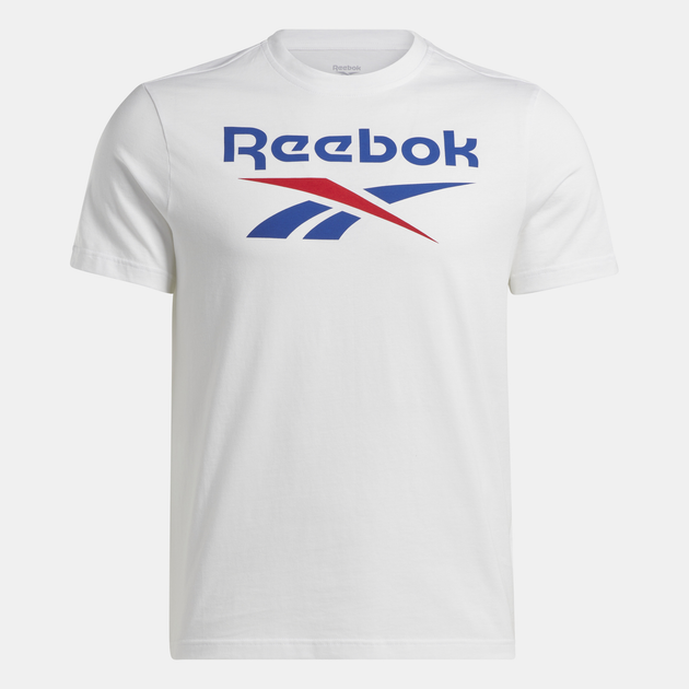 Koszulka męska bawełniana Reebok Identity Big Logo Tee 100071175 2XL Biała (4066763454159) - obraz 4