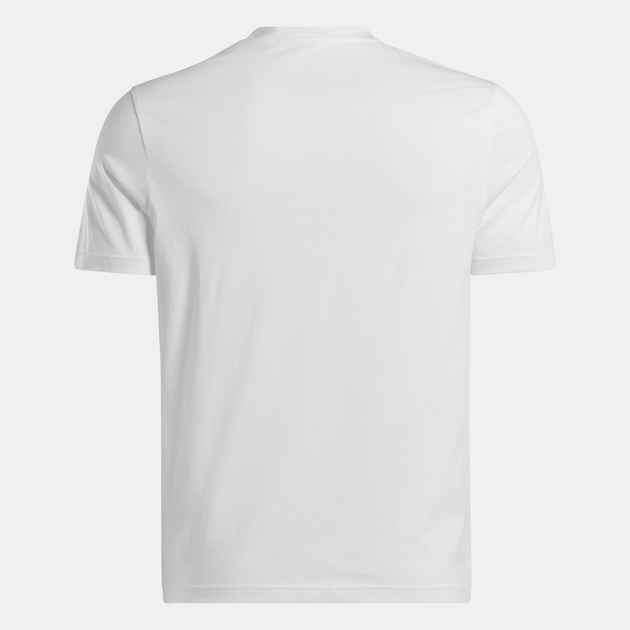 Koszulka męska bawełniana Reebok Identity Big Logo Tee 100071175 L Biała (4066763454104) - obraz 5