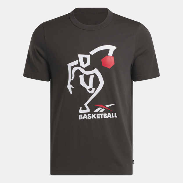 Футболка бавовняна довга чоловіча Reebok Gs Hs Attack Tee 100218839 2XL Темно-сіра (1200161542237) - зображення 4