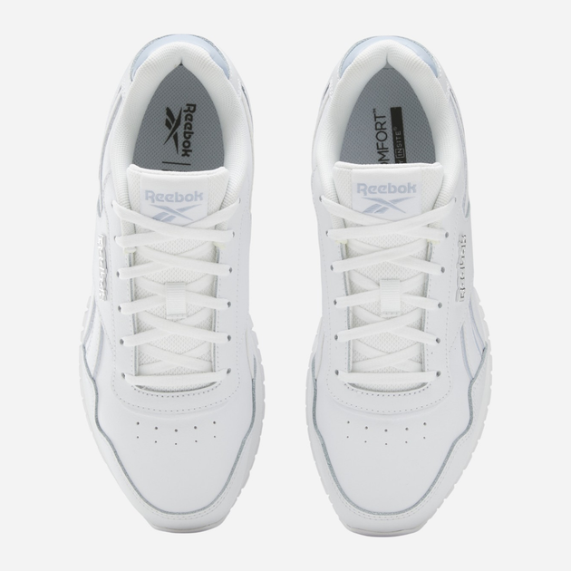 Sneakersy damskie Reebok Glide 100210004 37 (6.5US) Białe z jasnoniebieskim (1200161264733) - obraz 4