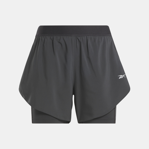 Спортивні шорти жіночі Reebok Running 2 In 1 Short 100075412 S Чорні (1200143285541) - зображення 5