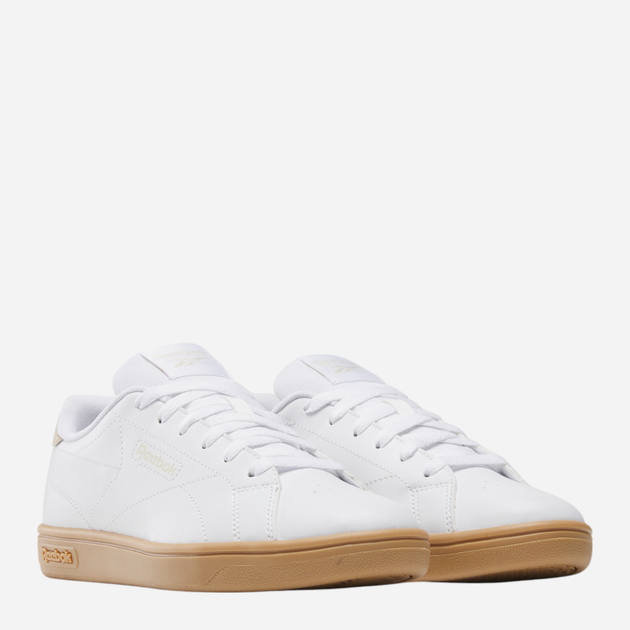 Жіночі кеди низькі Reebok Court Clean 100208927 38 (7.5US) Білі з коричневим (1200161388873) - зображення 2