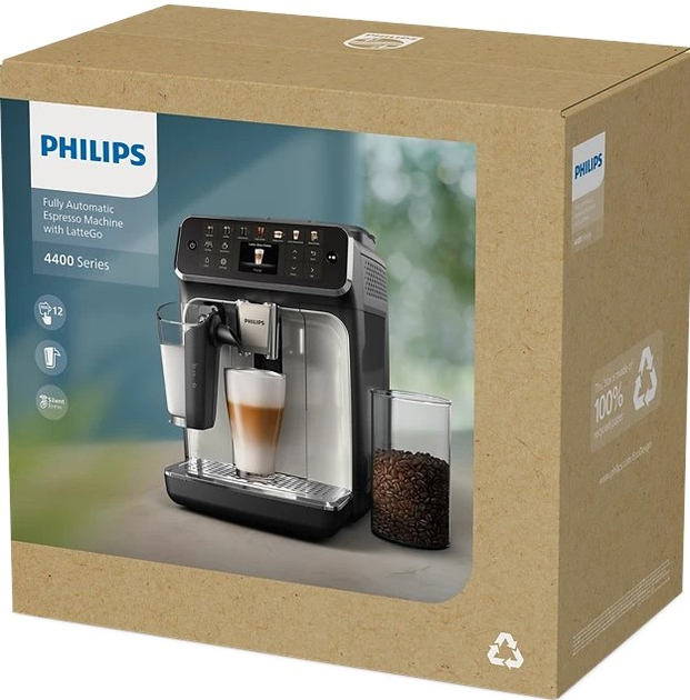 Кавомашина Philips Series 4400 LatteGo EP4449/70 - зображення 5