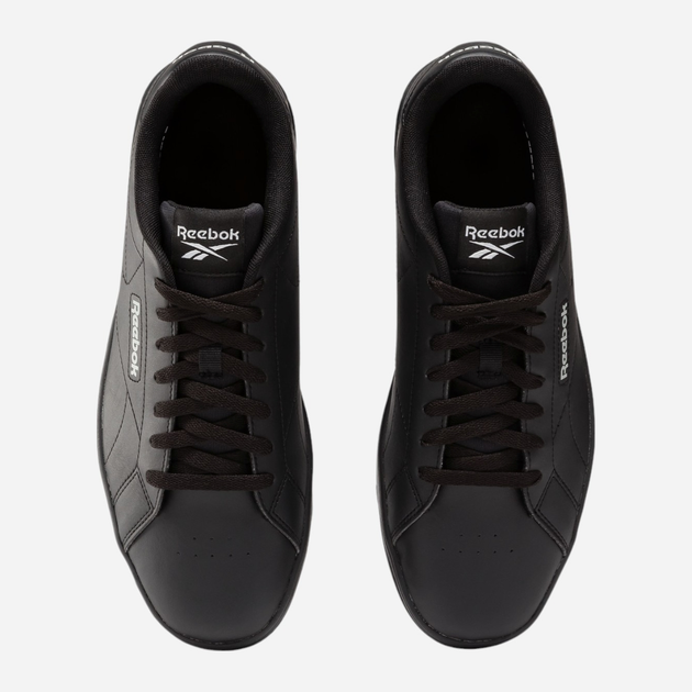 Підліткові кеди для хлопчика Reebok Court Clean 100074370 38 (6US) Чорні (1200143034163) - зображення 5
