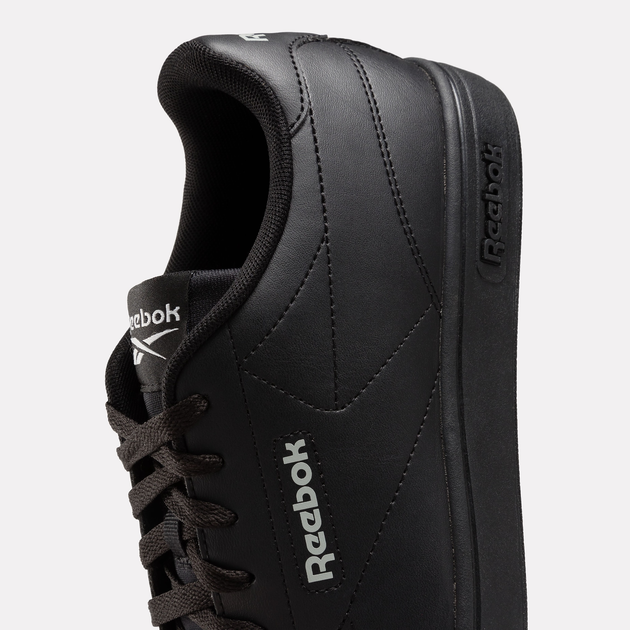 Чоловічі кеди низькі Reebok Court Clean 100074370 45 (10.5UK) Чорні (1200143034491) - зображення 7